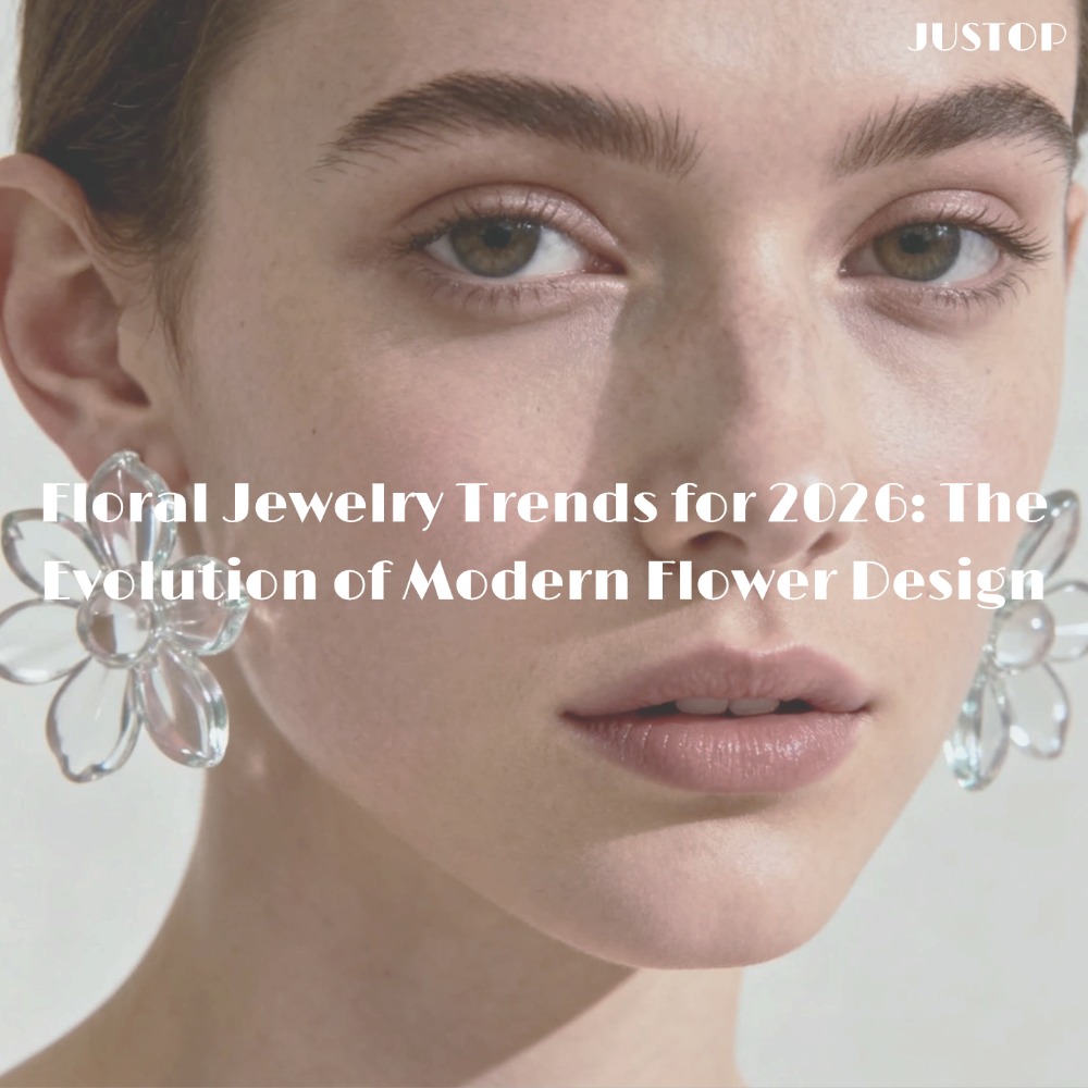 Justop Fashion Jewelry | Floral Jewelry Trends for 2026: The Evolution of Modern Flower Design