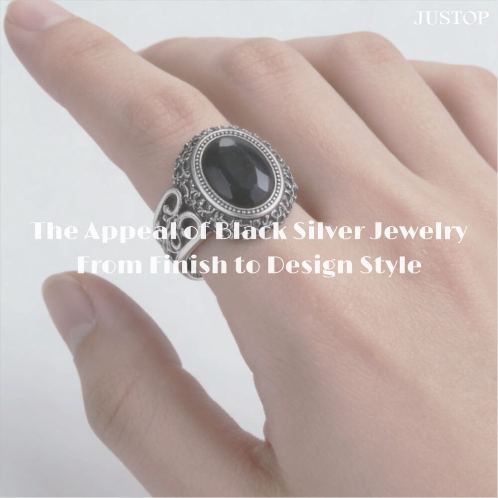 The Appeal of Black Silver Jewelry From Finish to Design Style