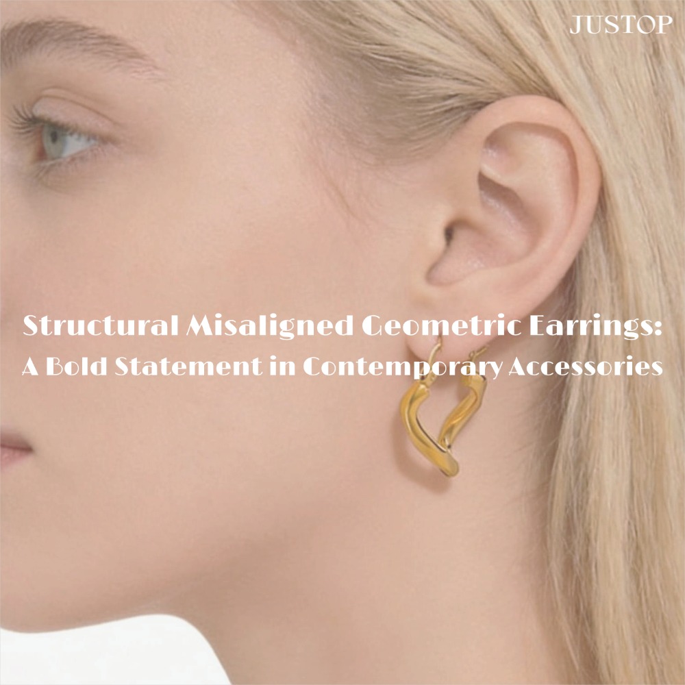 Structural Misaligned Geometric Earrings: A Bold Statement in Contemporary Accessories