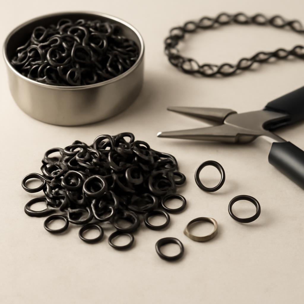 Justop Fashion Jewelry | Premium Black Stainless Jump Rings: The Ultimate Solution for Jewelry and Craft Enthusiasts