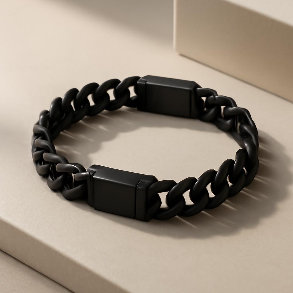 Justop Fashion Jewelry | Elevate Your Style: The Unmatched Appeal of Men’s Black Stainless Steel Bracelets