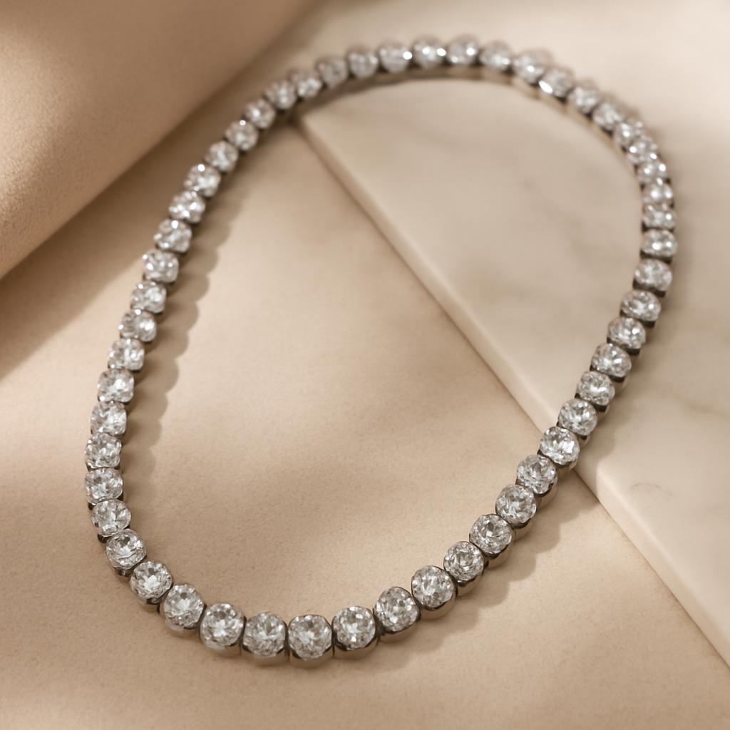 Justop Fashion Jewelry | Unlock Timeless Elegance: The Rise of Stainless Steel Tennis Necklaces in Modern Jewelry