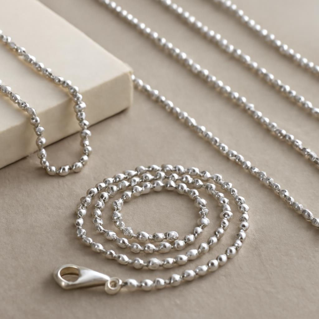Justop Fashion Jewelry | Maximizing the Appeal of Sterling Silver Ball Chains for Wholesale Buyers