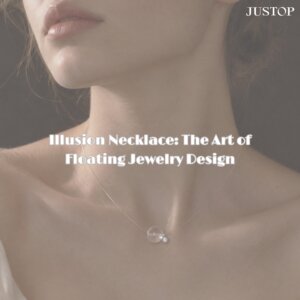 Justop Fashion Jewelry | Illusion Necklace: The Art of Floating Jewelry Design Illusion Necklace